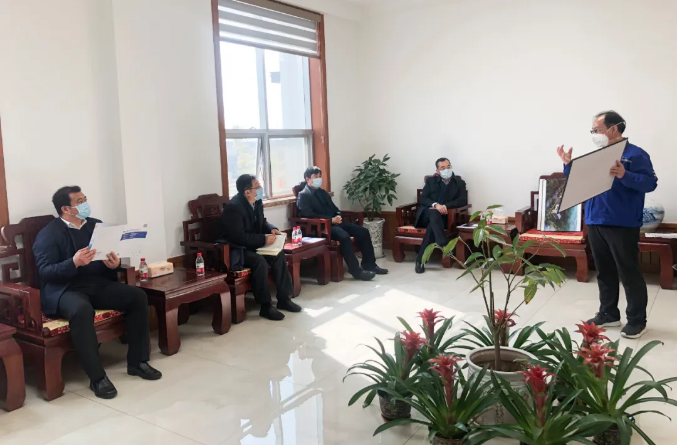 淄博市人社局領導一行到我公司調(diào)研考察項目建設及人才管理情況47