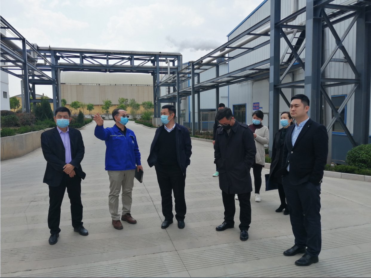 淄博市化轉(zhuǎn)辦副主任段秀慶一行領(lǐng)導(dǎo)到我公司調(diào)研考察