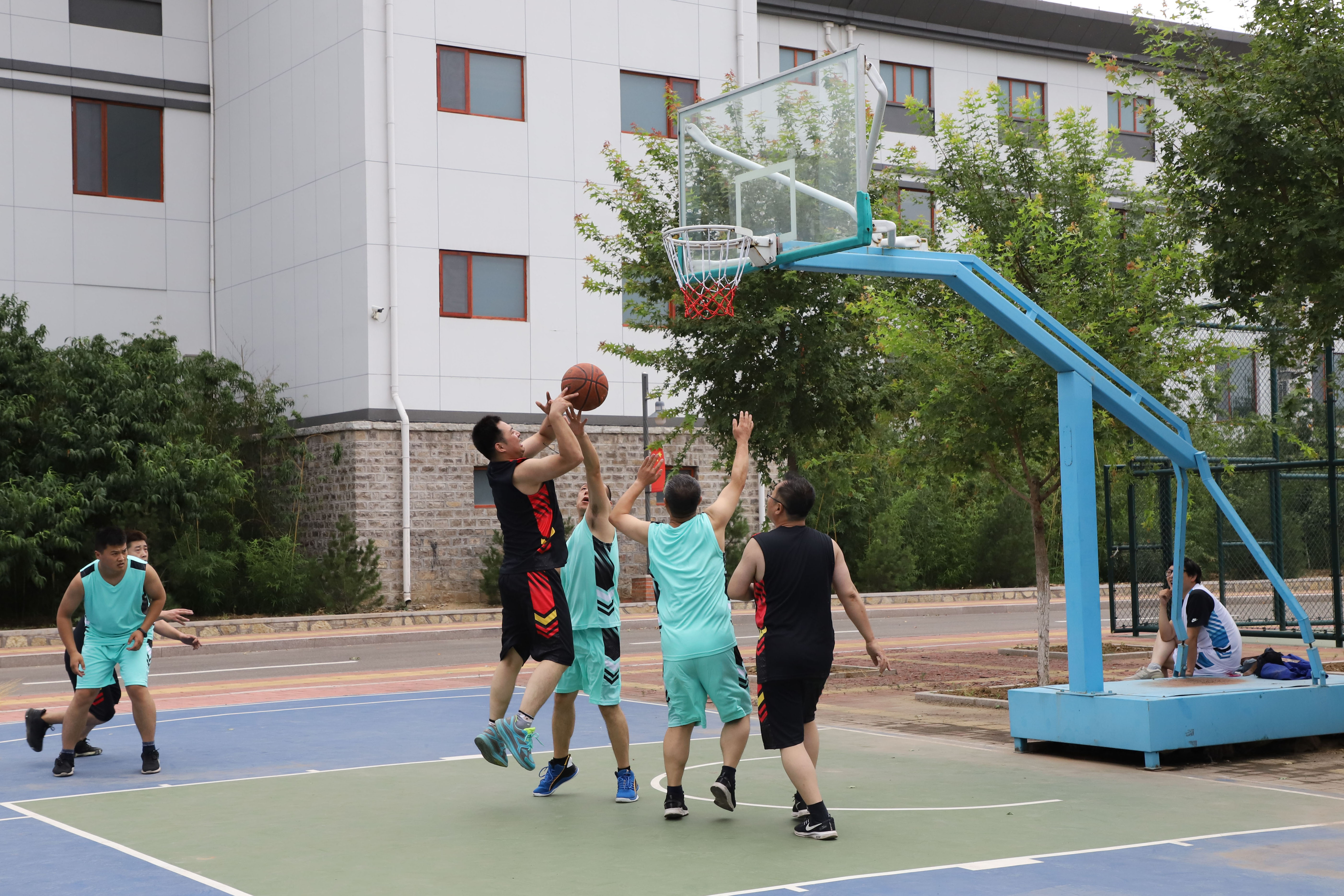 公司組織開展籃球技巧賽暨3對3比賽62